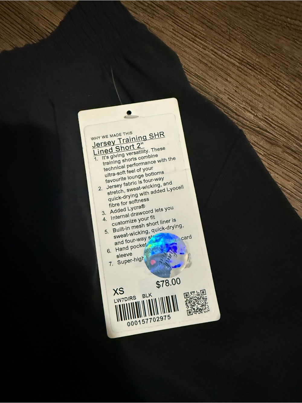 NWT Lululemon Jersey Training Super High Rise Short - Picture 8 of 9